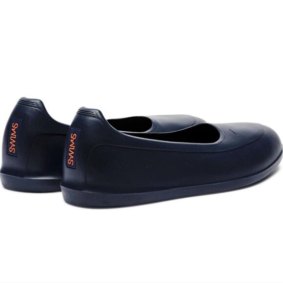 Men's Navy SWIMS Rubber Galoshes - Size 11 NWT - Picture 1 of 8